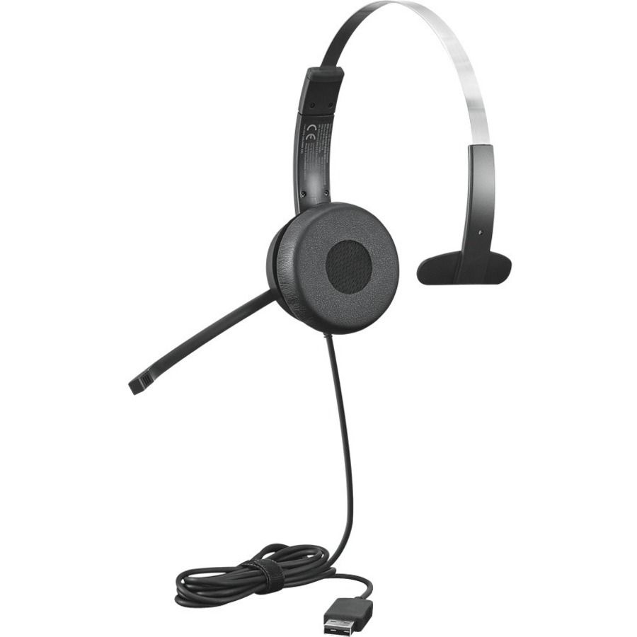 Lenovo 100 Mono Headset Wired Head-band Office/Call center USB Type-A Black