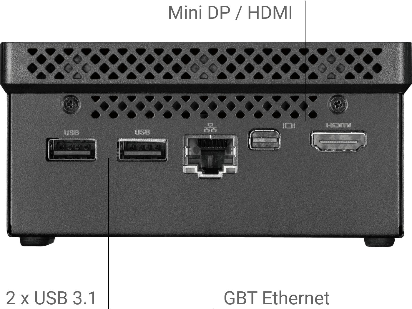 GIGABYTE GB-BMPD-6005 Intel Pentium Silver N6005 1xSO-DIMM DDR4 1xM.2 WiFi BRIX