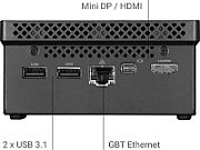 GIGABYTE GB-BMPD-6005 Intel Pentium Silver N6005 1xSO-DIMM DDR4 1xM.2 WiFi BRIX