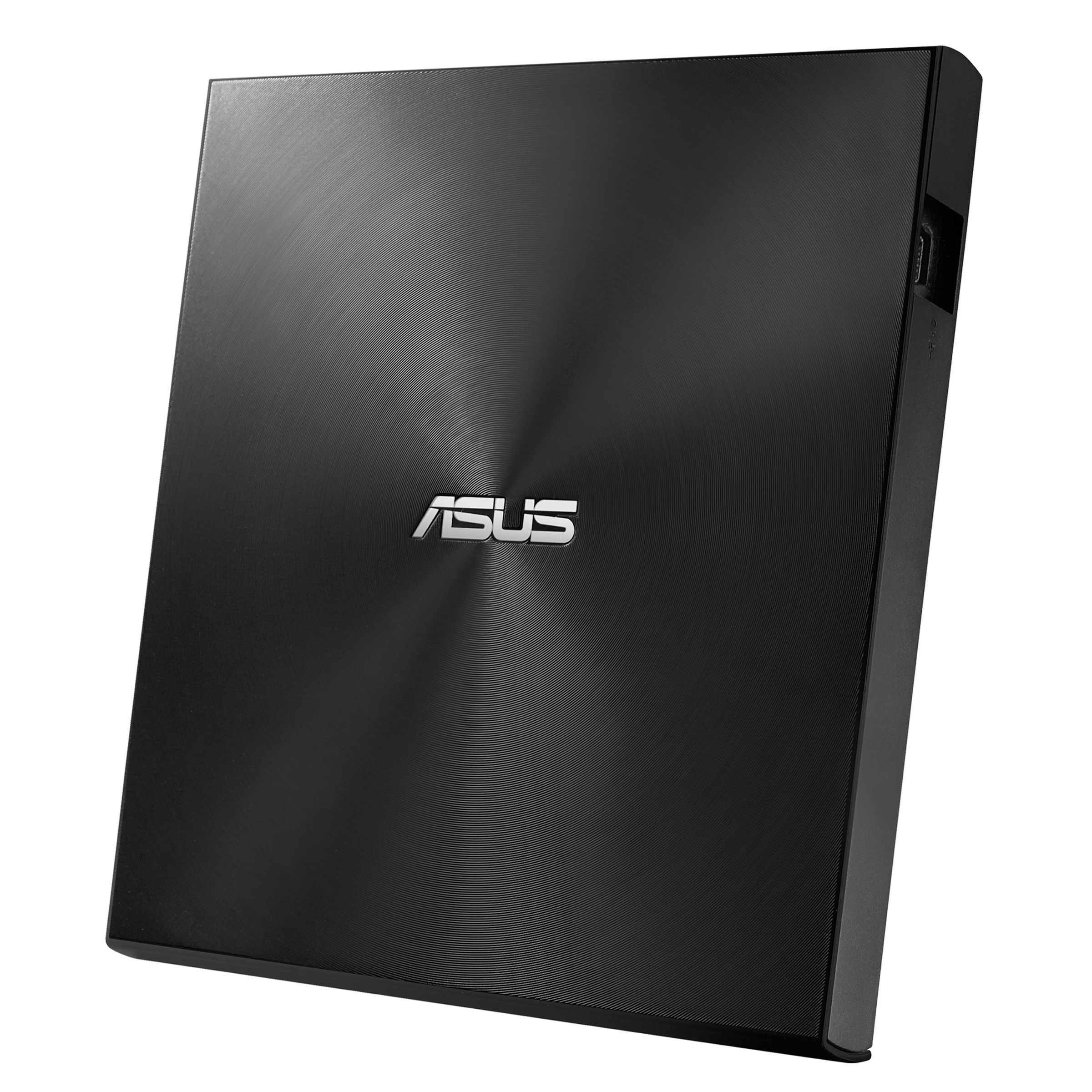 Unitate optica externa ASUS ZenDrive U8M ultraslim external DVD drive & writer, USB C Black  Iconic design: Robust construction with Zen-inspired concentric-circle finish USB-C interface: Perfect companion for latest-gen ASUS ZenBook or other ultraslim laptop M-DISC support: Save your precious