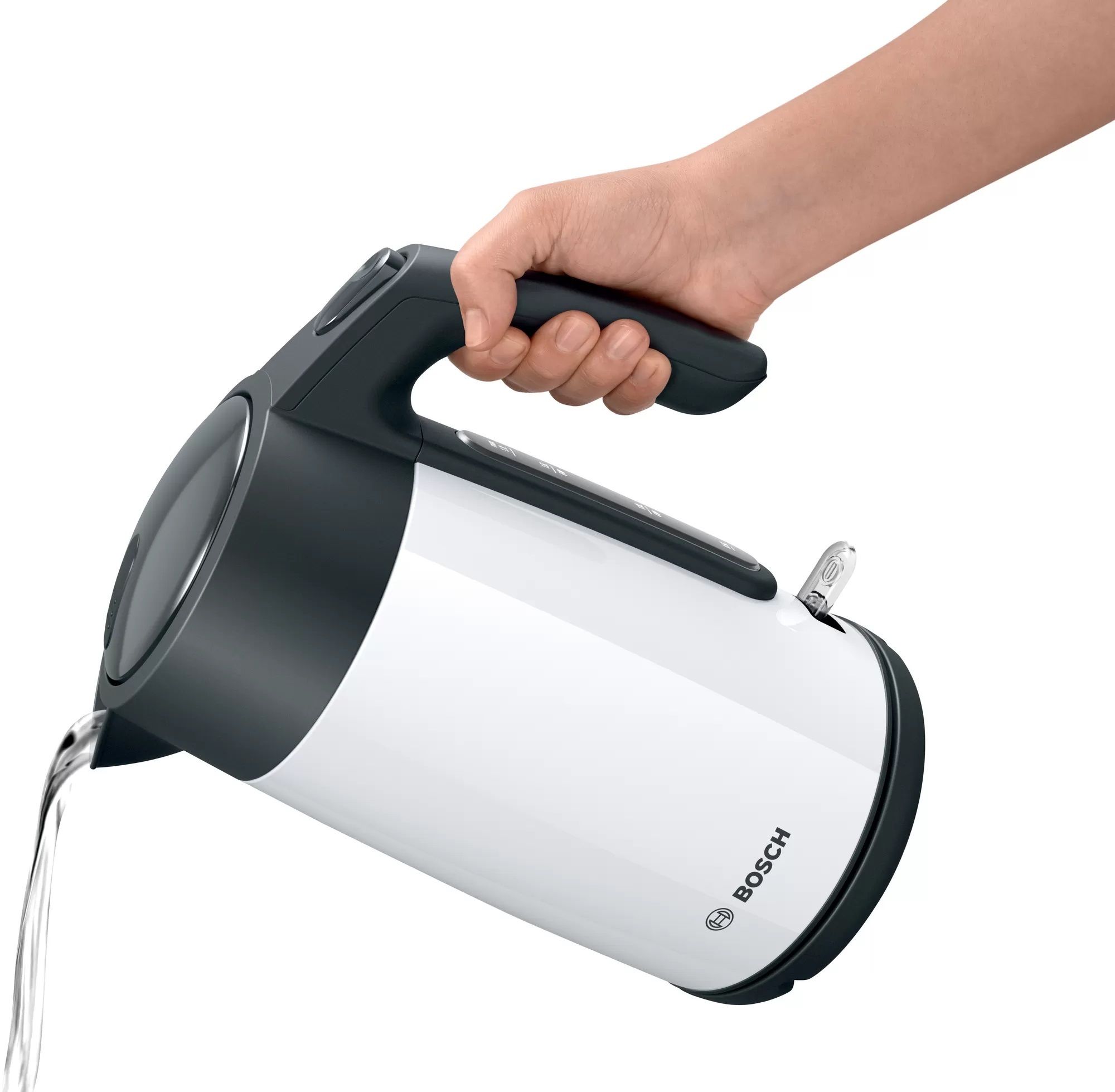 Electric kettle Bosch TWK 7L461, 2400 W, 1.7 l White