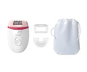 Philips Satinelle Essential BRE255/00 epilator Pink, White