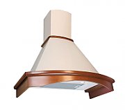 Akpo WK-4 Rustica Nova 60 Chimney Hood Beige, Brown