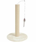 Zolux Cat scratching post with toy - beige