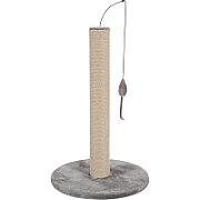 Zolux Cat scratching post with toy 63 cm - grey