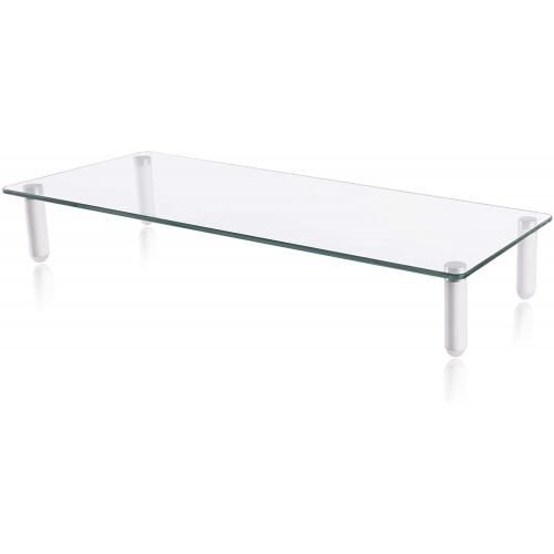 Suport Monitor de Birou, Neomounts by Newstar PLASMA-M1700E, suporta pana la 25kg, transparent