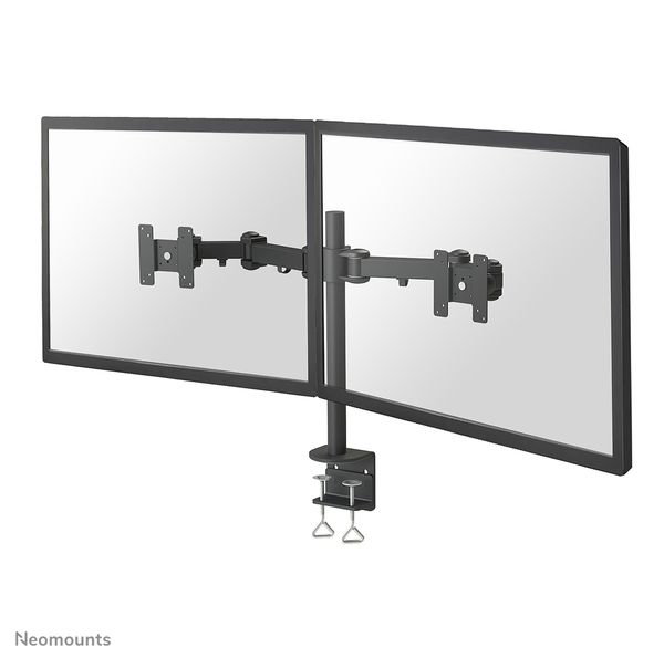 Suport Monitor de Birou Dual, Neomounts by Newstar FPMA-D960D, 10  - 27 , VESA 100x100, suporta pana la 8kg, negru