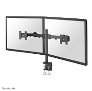 Suport Monitor de Birou Dual, Neomounts by Newstar FPMA-D960D, 10  - 27 , VESA 100x100, suporta pana la 8kg, negru