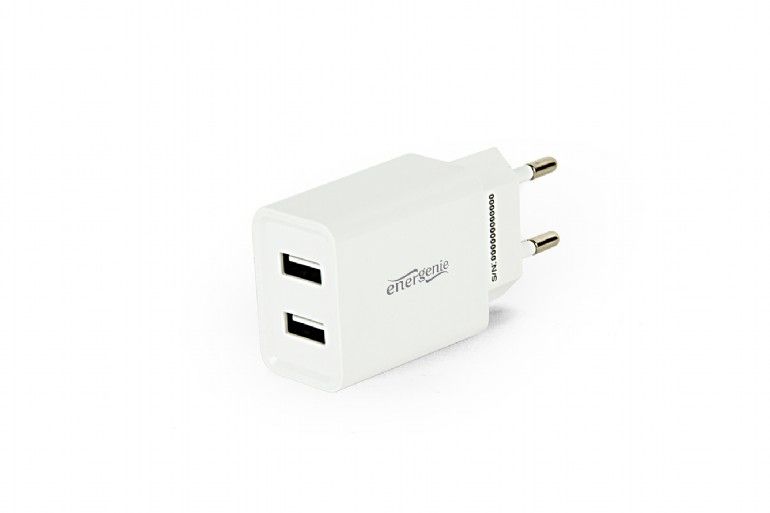 GEMBIRD EG-U2C2A-03-W 2-port universal USB charger 2.1 A white_1