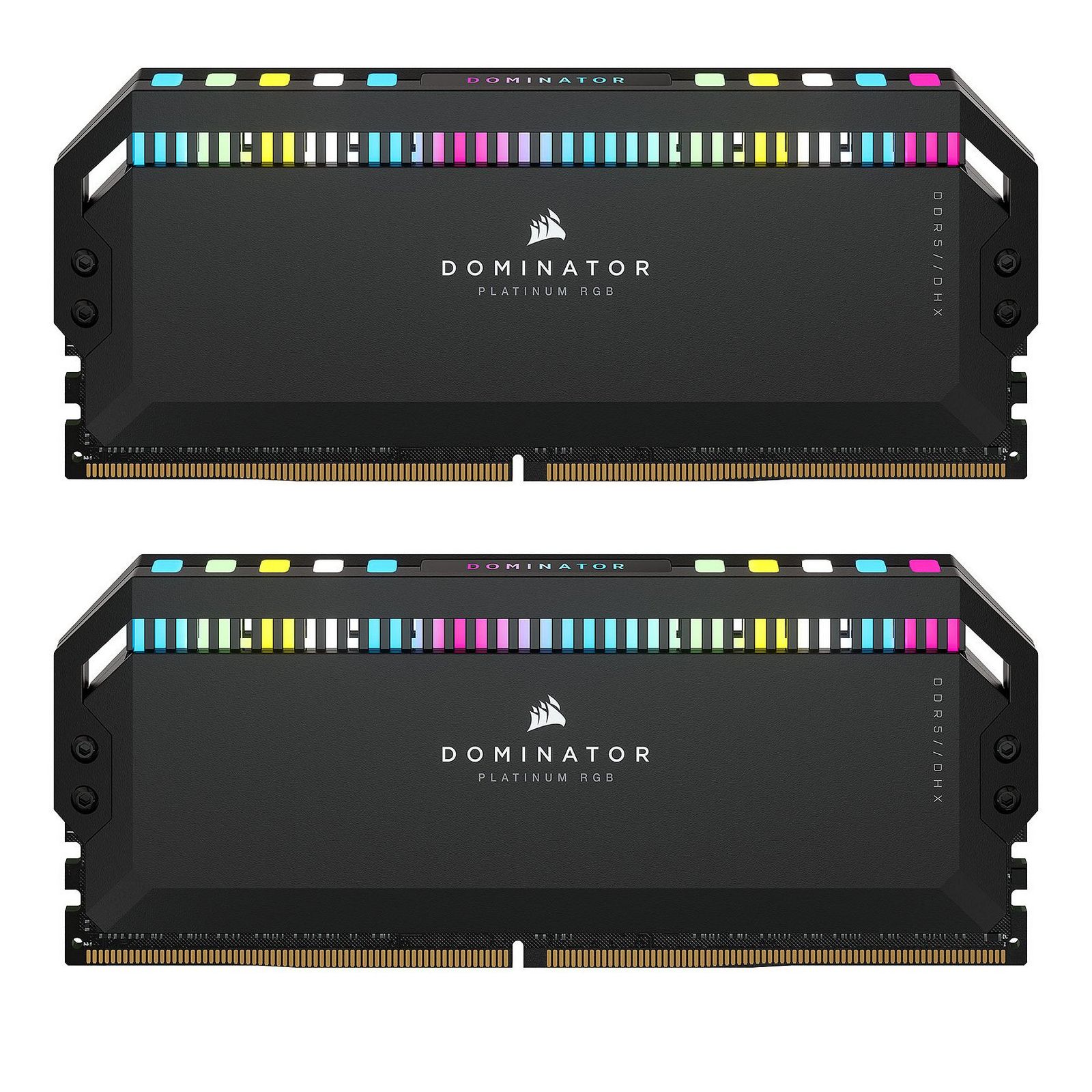 Memorie RAM DIMM Corsair DOMINATOR PLATINUM RGB 32GB (2x16GB) DDR5 DRAM 5200MHz C40 Memory Kit — Black  Fan Included No Memory Series DOMINATOR RGB DDR5 Memory Type DDR5 PMIC Type Overclock PMIC Memory Size 32GB (2 x 16GB) Tested Latency 40-40-40-77 Tested Voltage 1.25 Tested Speed 5200  Memory_1