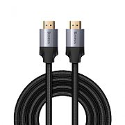 CABLU video Baseus HD Series, HDMI (T) la HDMI (T), rezolutie maxima 4K UHD (3840 x 2160) la 30 Hz, conectori auriti, 8m, negru  CAKGQ-E01  (include TV 0.8lei)