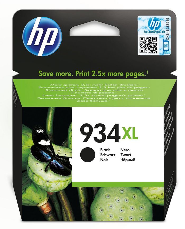 HP 934XL original ink cartridge black high capacity 1.000 pages 1-pack_1