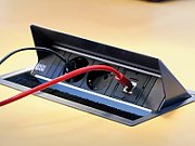 Derulator cu tambur Bachmann, 4prize, 25m, fisa Schuko dreapta, protectii: suprasarcina, contact, termica, culoare orange