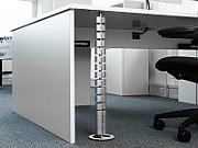 Stecker dublu Bachmann, 2 prize, 230V, 2.5A, culoare alba