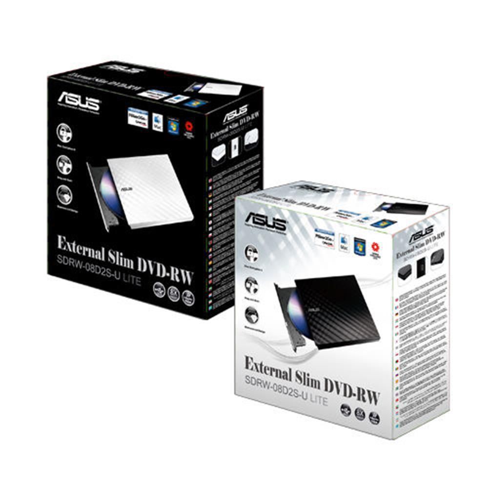 OPTICE Asus DVD RW USB2 8X EXT RTL BLACK/SDRW-08U8M-U/BLK/G/AS/P2G, 