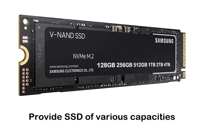SSD M.2 (2280) 1TB Samsung PM991a (PCIe/NVMe) Read: 3100MB/s • Write: 2000MB/s • 3D-NAND TLC_2