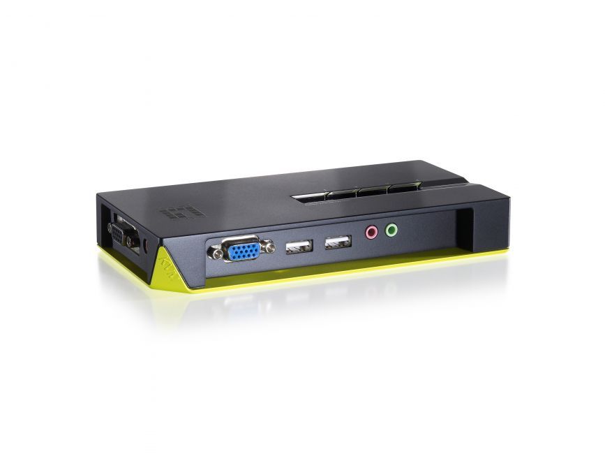 LevelOne KVM-Switch 4 PC VGA+USB+Audio_1