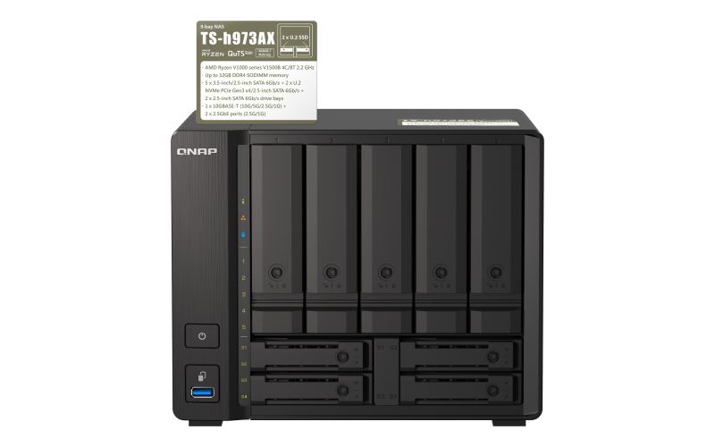 QNAP NAS TS-h973AX-32G (9 Bay)