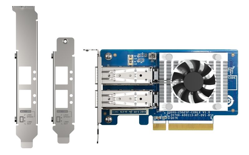 QNAP LAN Card 2x 25GbE SFP28 PCIe Gen4 x8 ErwKarte_1