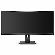 MMD-MONITORS & DISPLAYS Monitor 34  PHILIPS 345B1C, VA, WLED, UWQHD 3440x1440, Anti-Glare, 2H, Haze 25%, curbat 1500R, 21:9, 100 Hz, 5 ms, 300 cd/mp, 3000:1, 178/178, LowBlue Mode, EasyRead, Adaptive sync, DP, 2*HDMI, 5* USB, headphone out, boxe 2*5W, PIP/ PBP, Kensington lock, VESA 100x 100, cabluri HDMI/ DP incluse