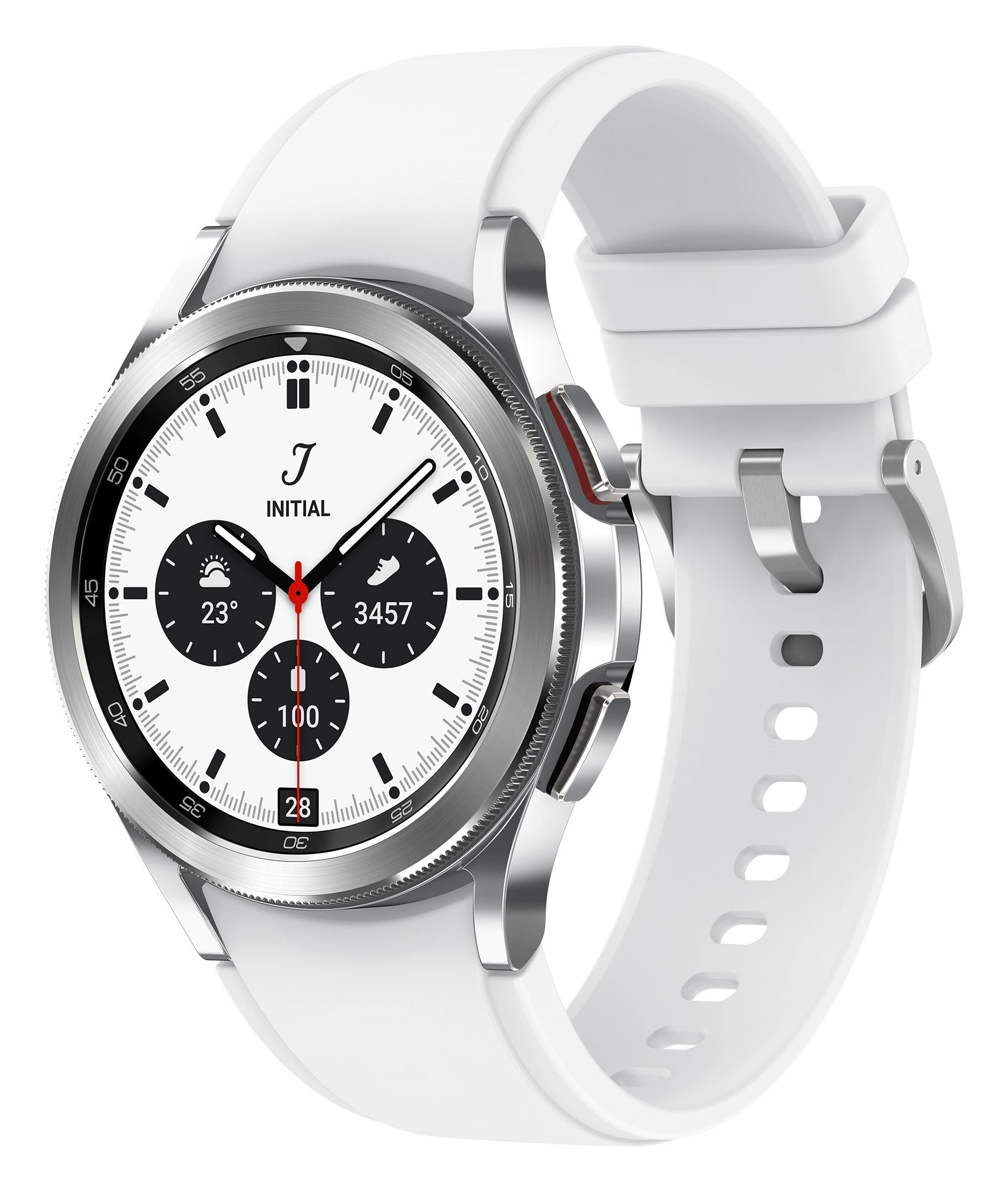 Samsung SM-R880 Galaxy Watch4 Classic Smartwatch stainless steel 42mm silver EU_1