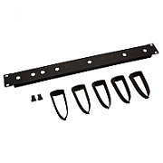 PANOU intrare cabluri LOGILINK, tip masca orizontala cu perii, 19 inch, 1U, gri,  ORCEB1B 