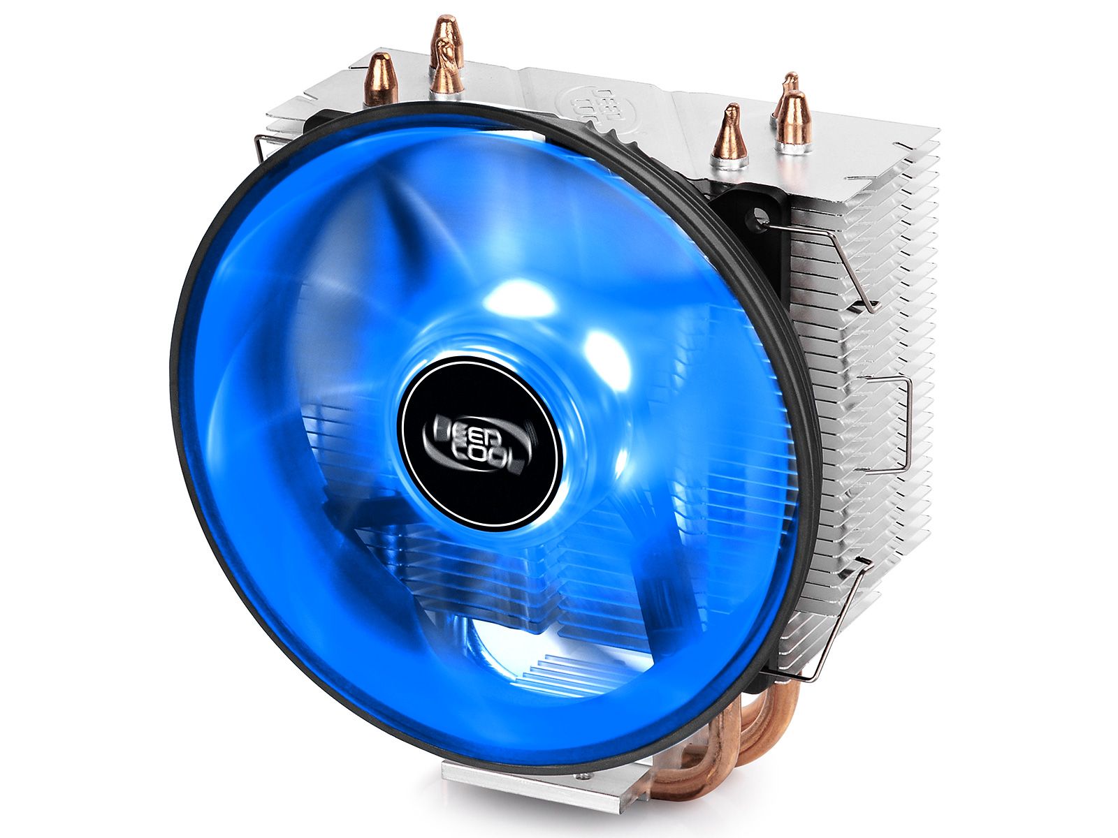 COOLER  DEEPCOOL, skt. universal, racire cu aer, vent. 120 mm, 1600 rpm, LED albastru ,