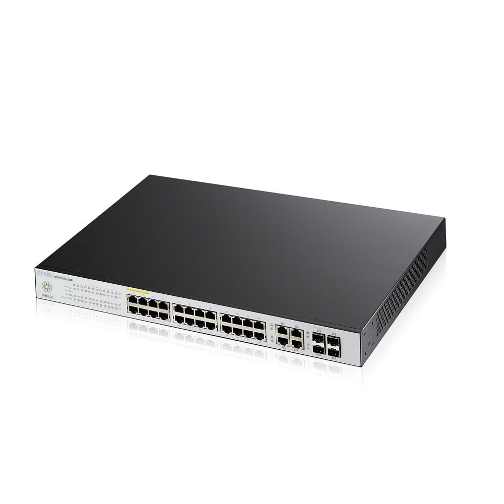 Switch Zyxel GS1350-26HP-EU0101F, 24 porturi 10/100/1000 Mbps