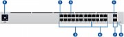Jnc UBIQUITI USW-24 24-port Gigabit UniFi L2 switch + 2x 1G SFP ports