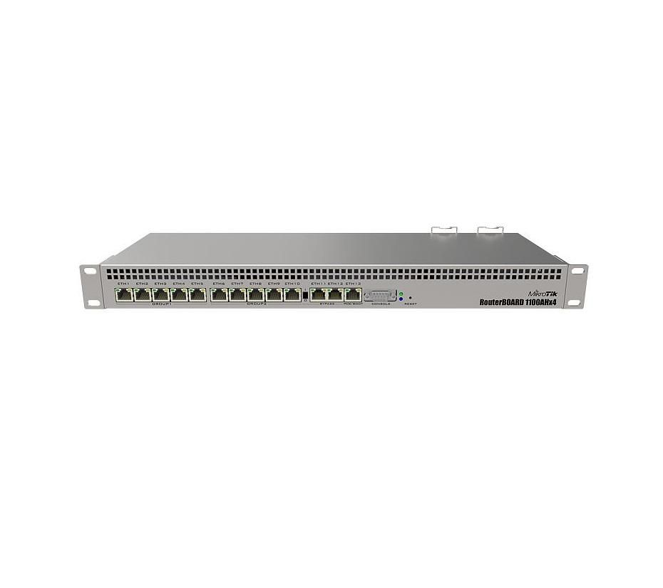 MIKROTIK RB1100AHx4 Router 13x RJ45 1000Mb/s 1x microSD 2x SATA 3 2x M.2