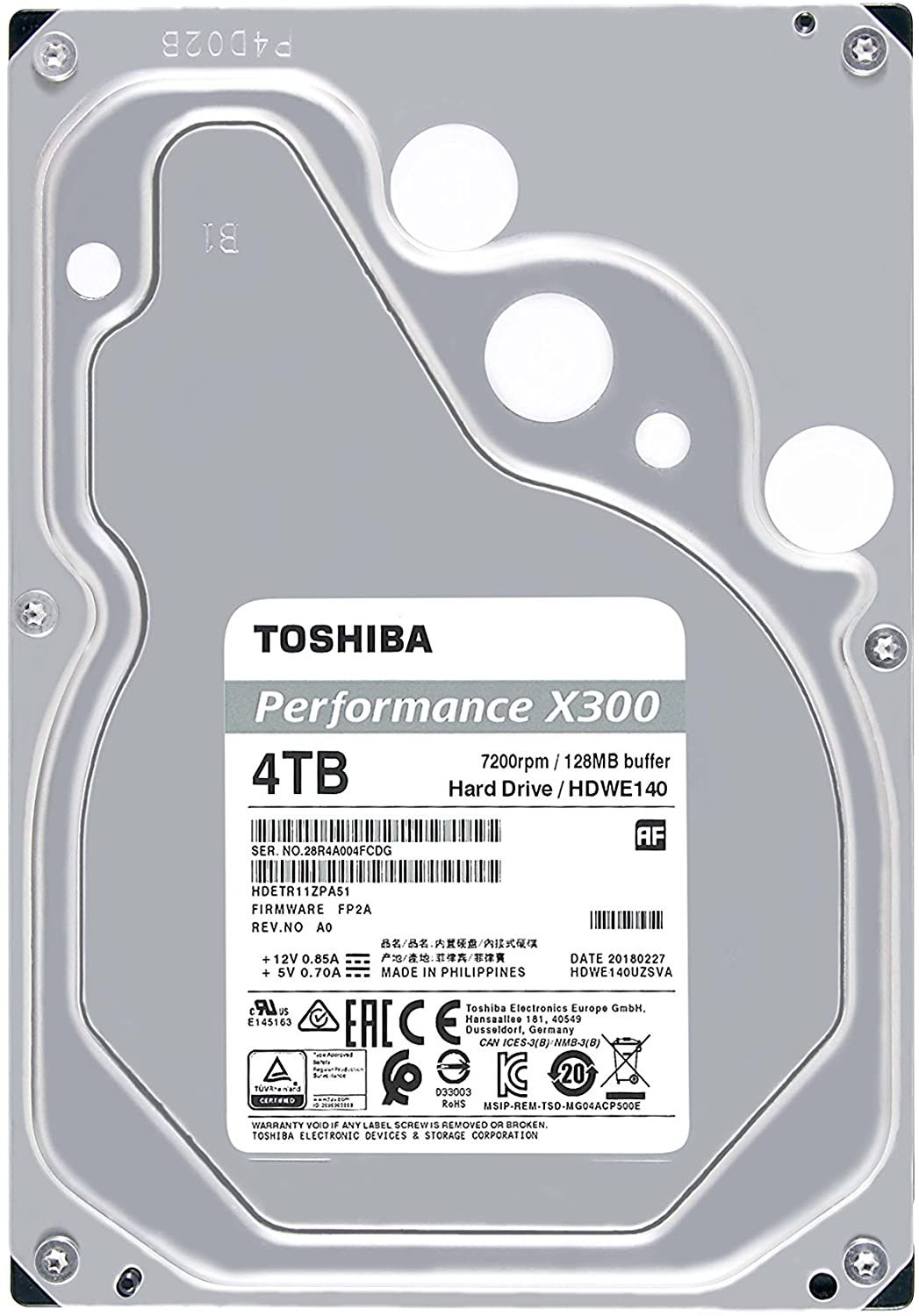 HDD Desktop Toshiba X300 (3.5'' 4TB, 7200RPM, 256MB, SATA 6Gbps), bulk_3