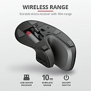 Mouse Trust Verro Ergonomic, Wireless, negru