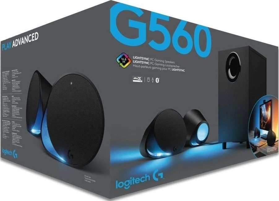 Logitech LOGITECH 980-001301 Gaming speakers Logitech G560 LIGHTSYNC, USB - 980-001301 - [980-001301]_2