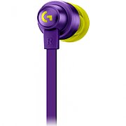 LOGITECH G333 Wired Gaming Earphones - PURPLE - 3.5 MM
