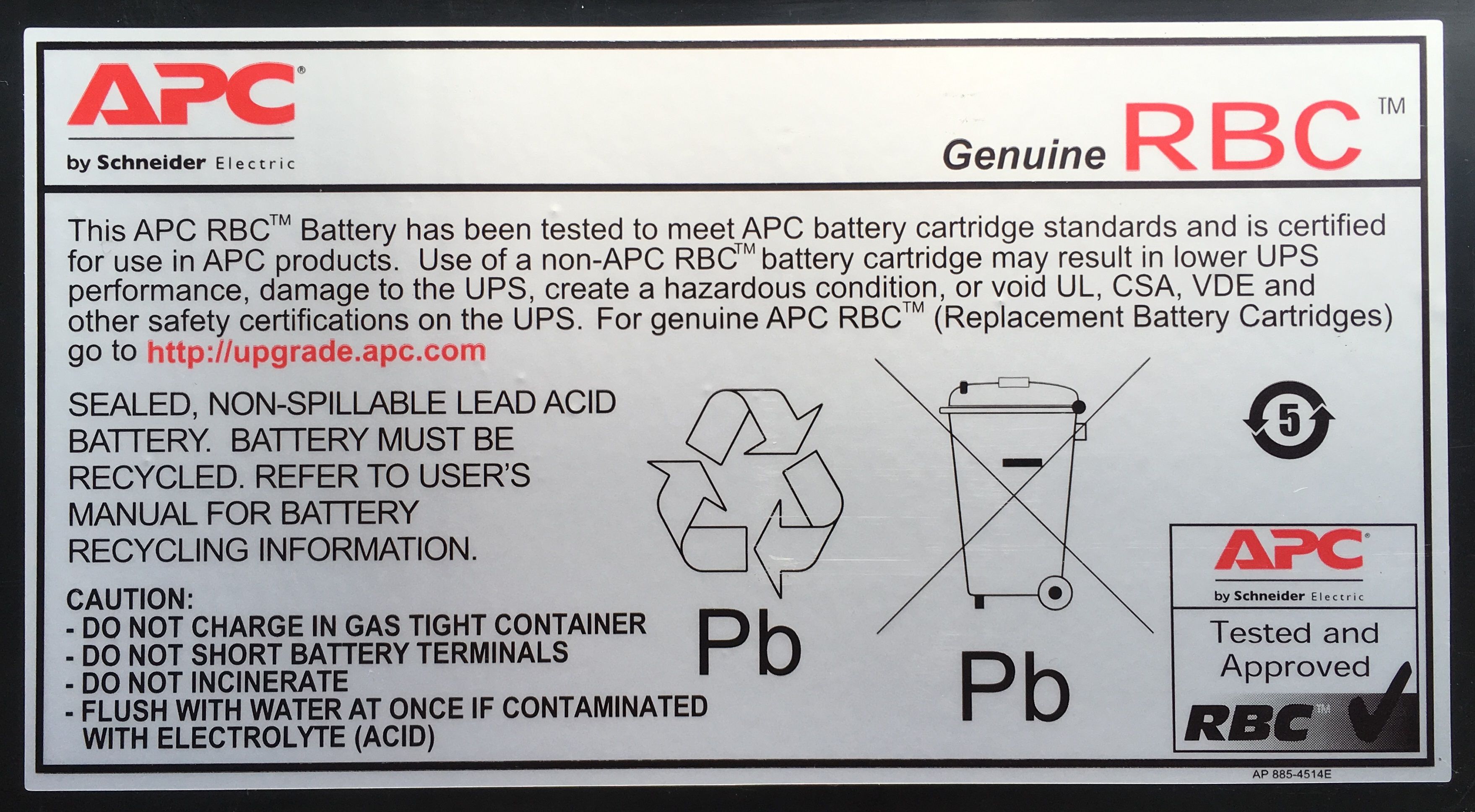 APC Batterie f. div. Geräte #RBC34_1