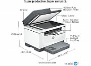 Imprimanta multifunctionala laser monocrom HP M234SDNE, A4, duplex, ADF, USB 2.0, 29 ppm