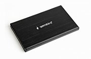 GEMBIRD EE2-U3S-3 HDD/SSD enclosure for 2.5inch SATA - USB 3.0 brushed aluminium Black