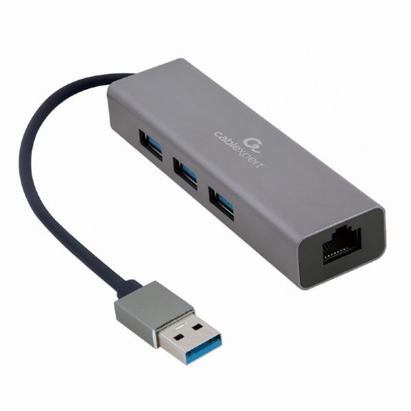 GEMBIRD A-AMU3-LAN-01 USB AM Gigabit network adapter with 3-port USB 3.0 hub_1
