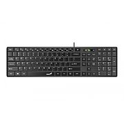 Tastatura Genius SlimStar 126, cu fir, neagra