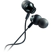 CANYON SEP-3 Stereo earphones with microphone, metallic shell, cable length 1.2m, Dark Gray, 22*12.6mm, 0.012kg