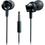 CANYON SEP-3 Stereo earphones with microphone, metallic shell, cable length 1.2m, Dark Gray, 22*12.6mm, 0.012kg