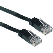 Patch cord Spacer  RJ45, 3 m, negru