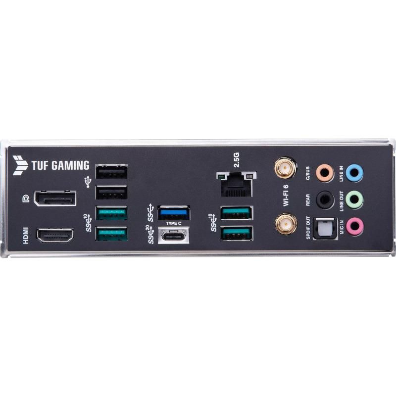 Placa de baza Asus TUF GAMING B660M-PLUS WIFI D4  Intel® B660 (LGA 1700) mATX motherboard, 10+1 DrMOS Power stages , PCIe 5.0 support, DDR4 5333 (OC), Dual PCIe 4.0 M.2 Slots with Flexible Heatsink, Intel® Wi-Fi 6, Realtek 2.5Gb Ethernet, Rear USB 3.2 Gen 2x2 Type-C®, Front USB 3.2 Gen 1 Type-C®_3