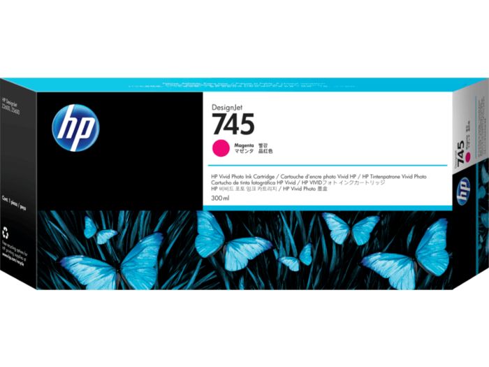 HP 745 Ink Cartridge Magenta 300 ml