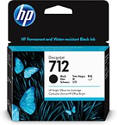 Cartus cerneala HP 3ED71A ,Negru ,80 ml ,Original (712) 
