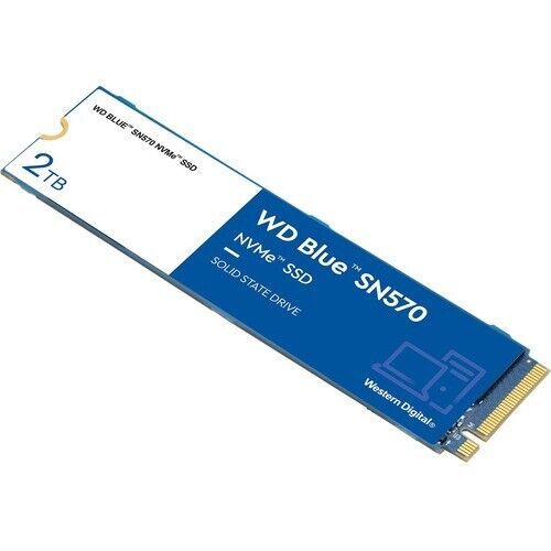 SSD WD, Blue, 2TB, M2 2280, PCI Express 3.0, 6 GB/s, R/W speed: up to 3500MBs/3000MBs_2