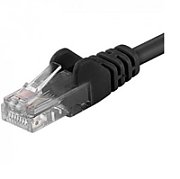 Patchcord UTP RJ45-RJ45 Cat.5e 3m negru,UTP-5E-3-BK, pachcord din cupru