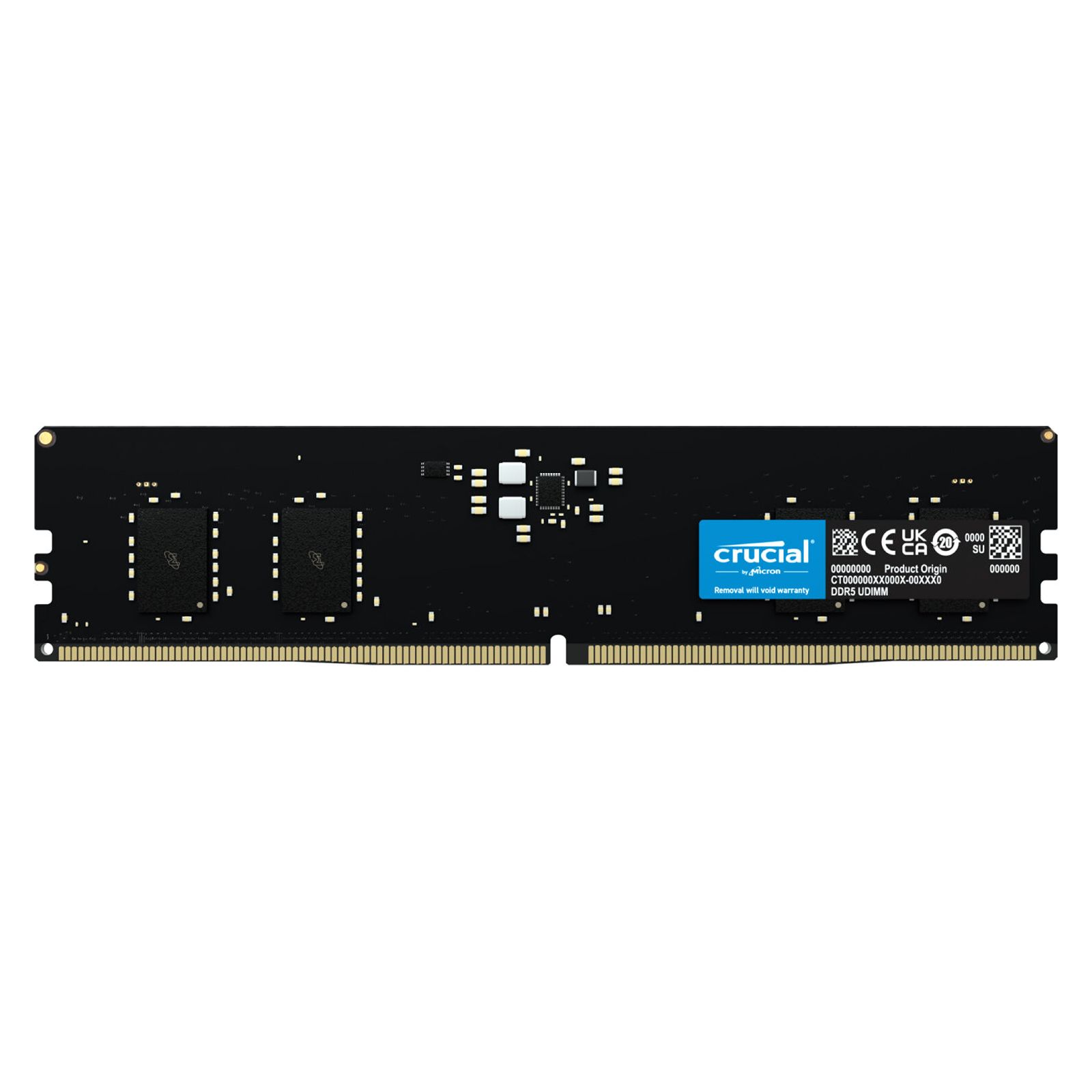 Memorie Crucial 16 GB DDR5 4800 MHz CL40, Negru