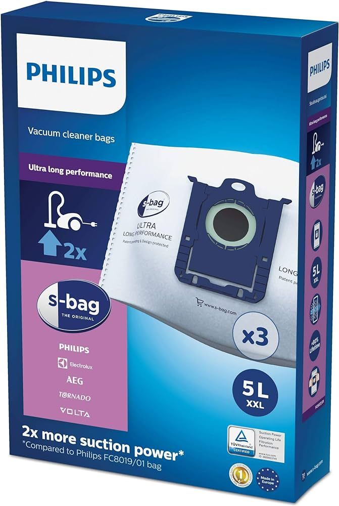 Philips s-bag 3 x dust bags Vacuum cleaner bags