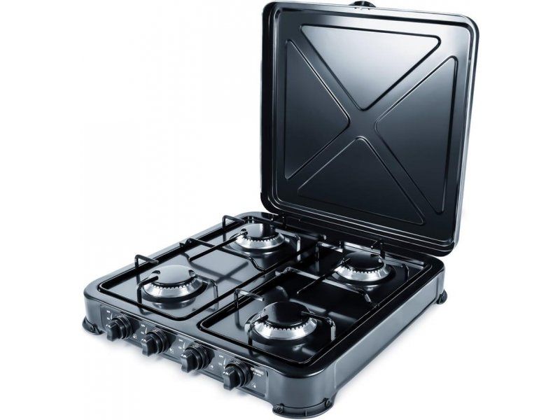 Promis KG400C hob Black,White Countertop Gas 4 zone(s)